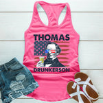 Thomas Drunkerson Unisex Tank Top – 4th of July Founding Father Tee