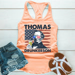 Thomas Drunkerson Unisex Tank Top – 4th of July Founding Father Tee
