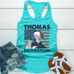 Thomas Drunkerson Unisex Tank Top – 4th of July Founding Father Tee