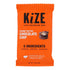 Kize Concepts - Barra energética de mantequilla de cacahuete cruda con chispas de chocolate (paquete de 10, 45 g)