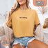 He’s Fishing Comfort Colors Tee – Funny Relaxed Fit Shirt for Women