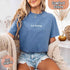He’s Fishing Comfort Colors Tee – Funny Relaxed Fit Shirt for Women