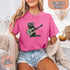 Raccoon Playing A Guitar, Funny Animals Comfort Colors T-Shirt
