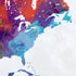 World Map Watercolor Wallpaper – Color Splash Wall Mural. #6947