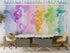 World Time Zone Wallpaper. Office Wall Mural. #6948