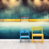 Hockey Rink Wallpaper Mural. Sports Theme Decor. #6958