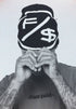 FS Family Over Money Y2K Knit Beanie (Black)