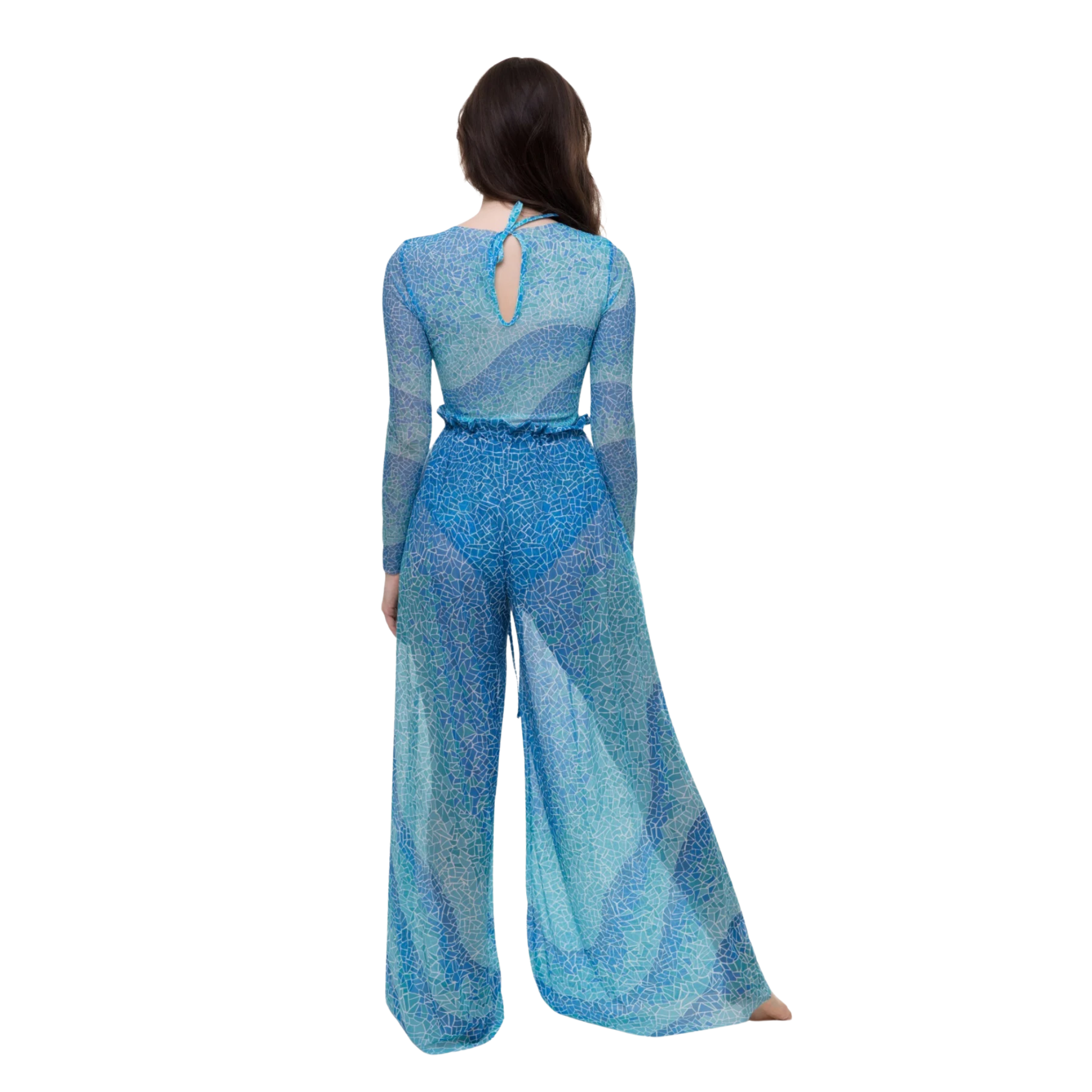 Wave Mosaic Beach Pants One Size, Fits All