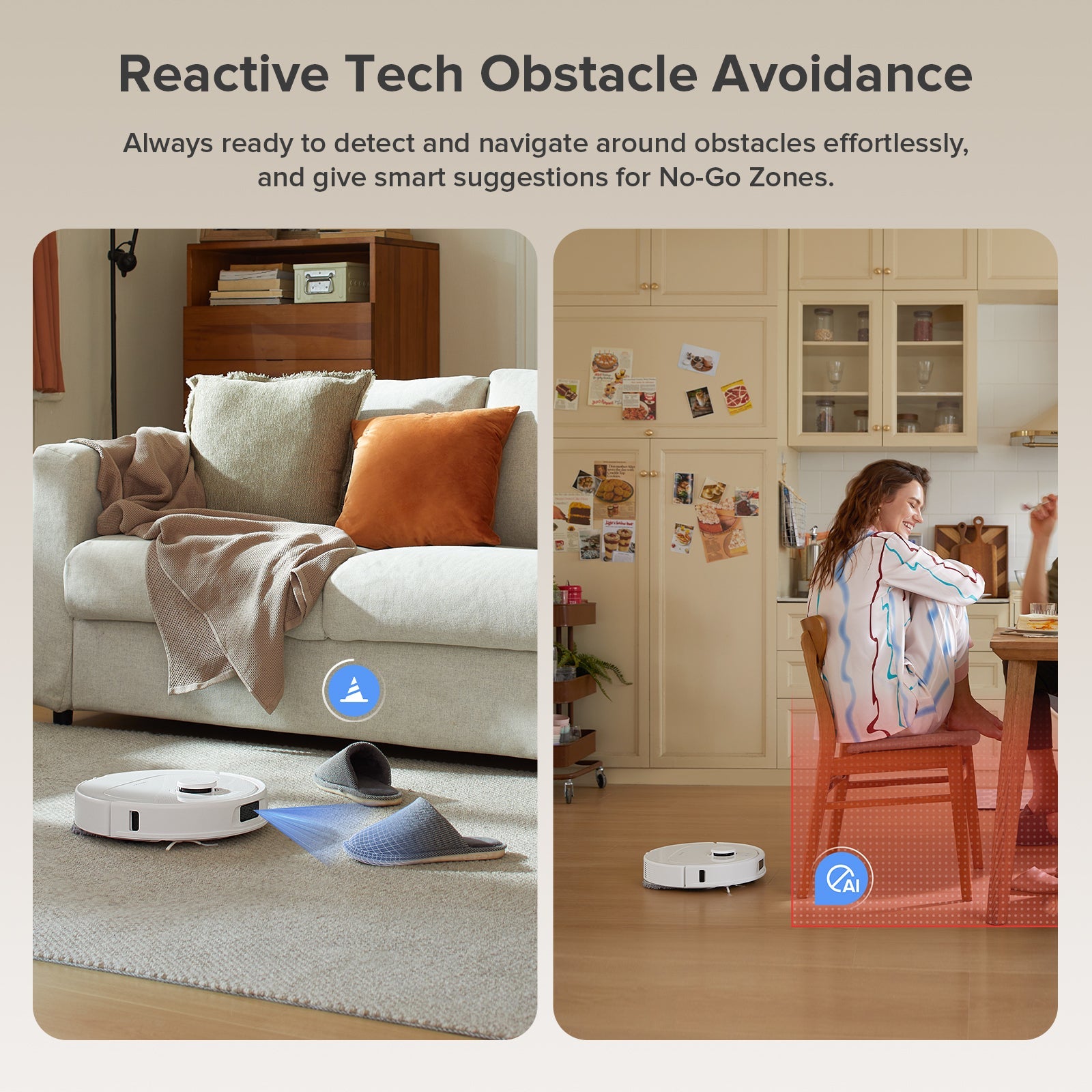 Roborock QV 35A Robot Vacuum with Multifunctional Dock