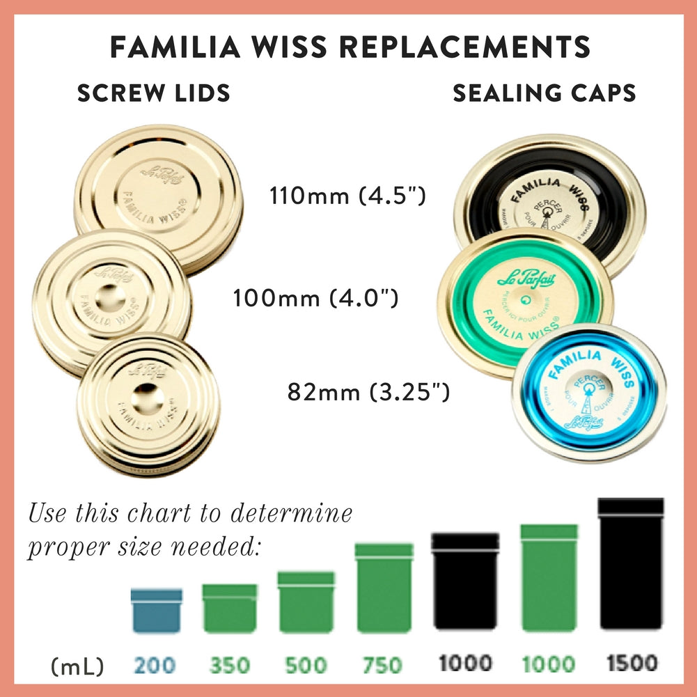 Le Parfait Familia Wiss Terrines - Food Storage Containers