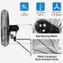 ACHAZEL 24" 6500 CFM High-Velocity Wall Fan: 3-Speed Oscillating, Heavy-Duty Shop Fan, UL Listed
