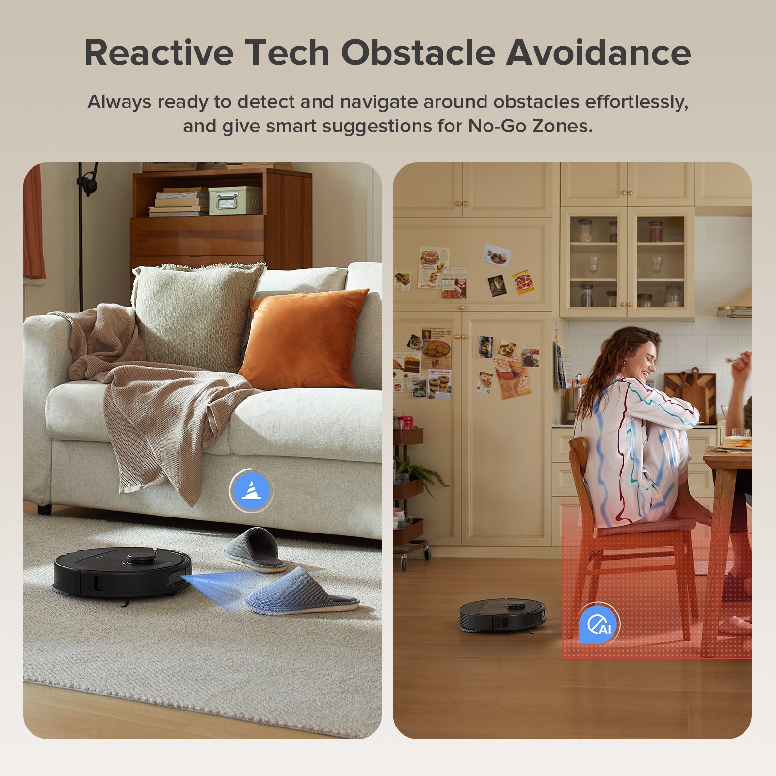 Roborock QV 35A Robot Vacuum with Multifunctional Dock
