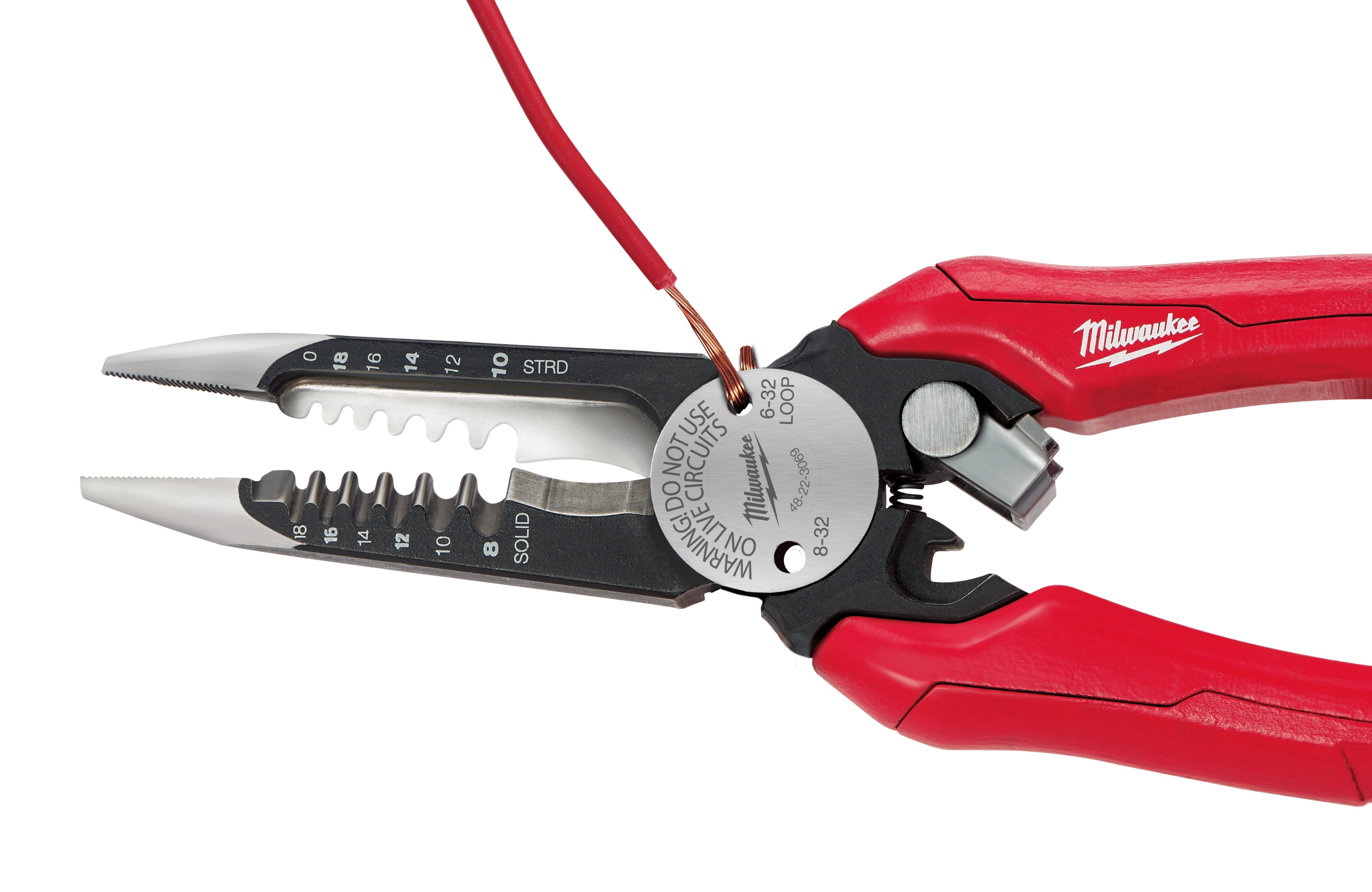 Alicates de corte combinados para electricistas Milwaukee 48-22-3079