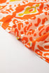 Orange and Pink Colorblock Blouse