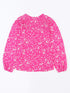 Loose-Fitting Floral Blouse