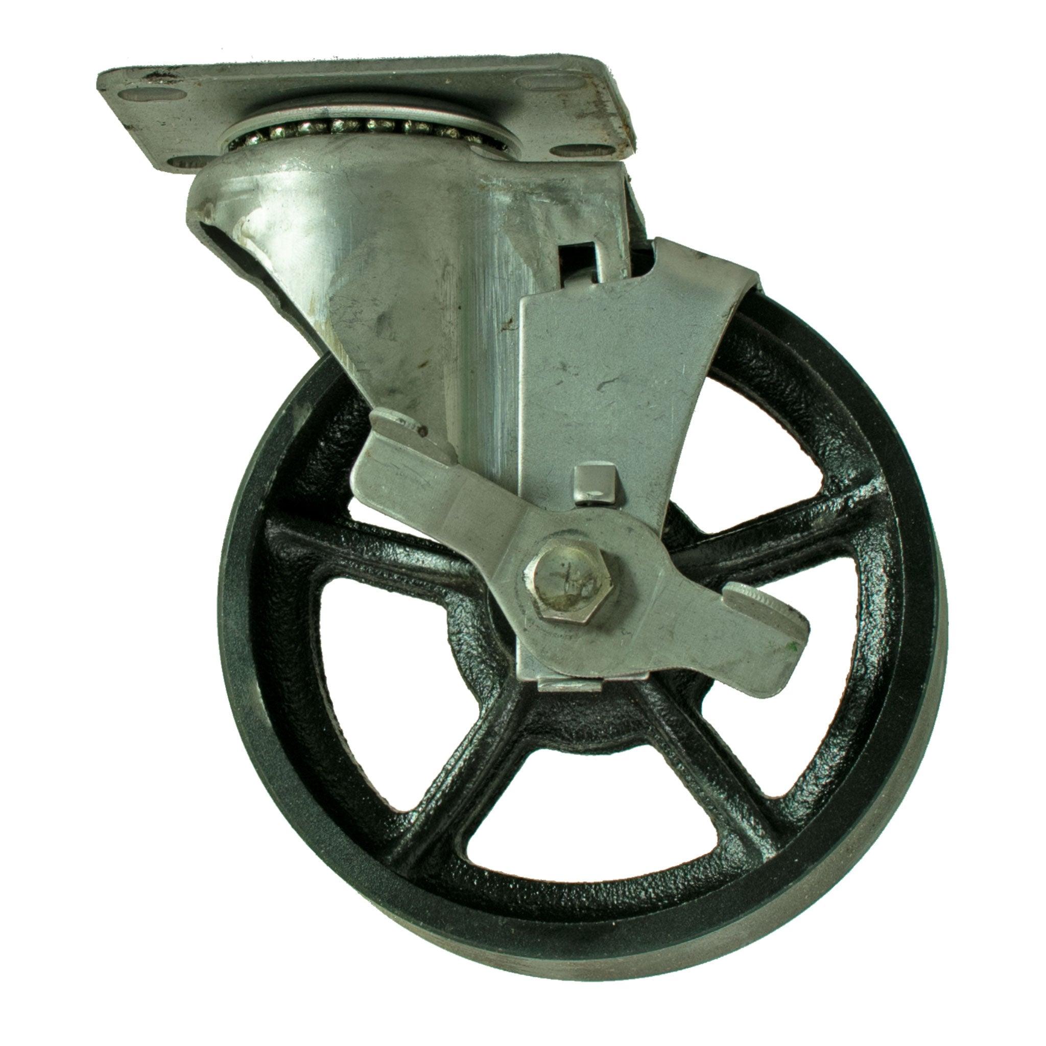 6in Vintage Casters - Swivel with Brakes