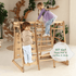 6 in 1 Indoor Jungle Gym for Toddler: Playground + Swings Set + Slide Board + Rope + Stairs
