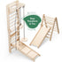6 in 1 Wooden Swedish Wall / Climbing ladder for Children + Swing Set + Slide Board
