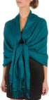 Sakkas 70" x 28" Paisley Self-Design Pashmina Shawl / Wrap / Stole