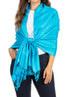 Sakkas 70" x 28" Paisley Self-Design Pashmina Shawl / Wrap / Stole