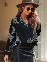 Chic Leopard Print Top