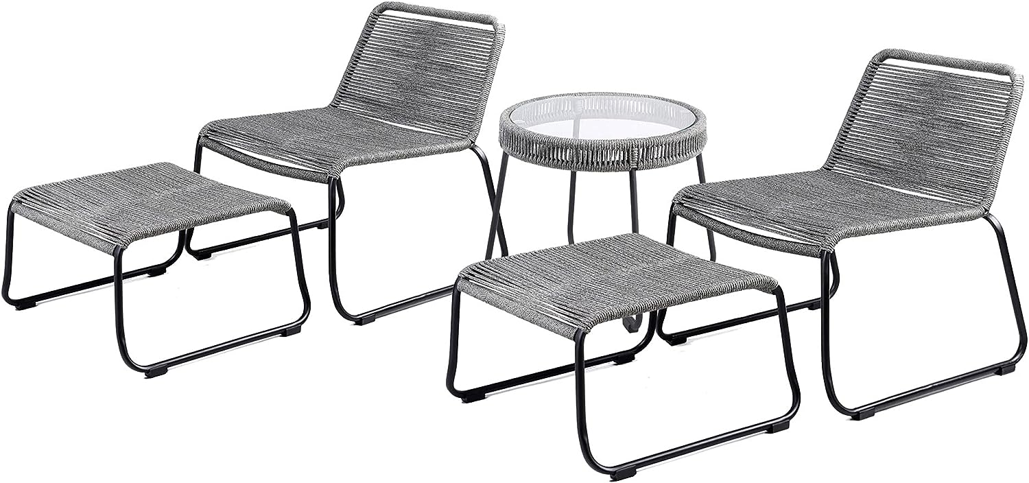 Juego de muebles de patio Linden Hills de 5 piezas