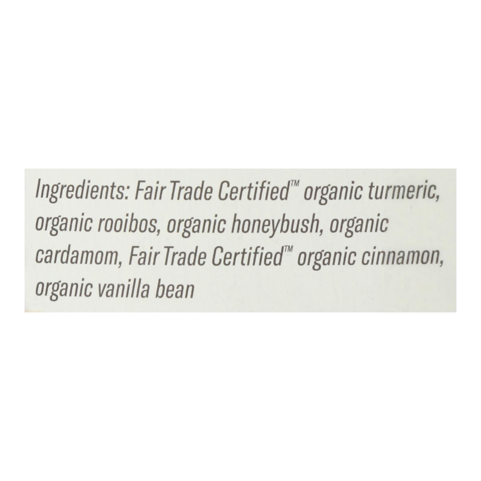 Numi Tea - Turmeric Amber Sun Tea (Pack of 6 - 15 Bags)