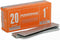 Powernail PS10020 20-Gauge 3/16-Inch Crown 1-Inch Length Chisel Point Collated Galvanized Staples (Box of 2500)