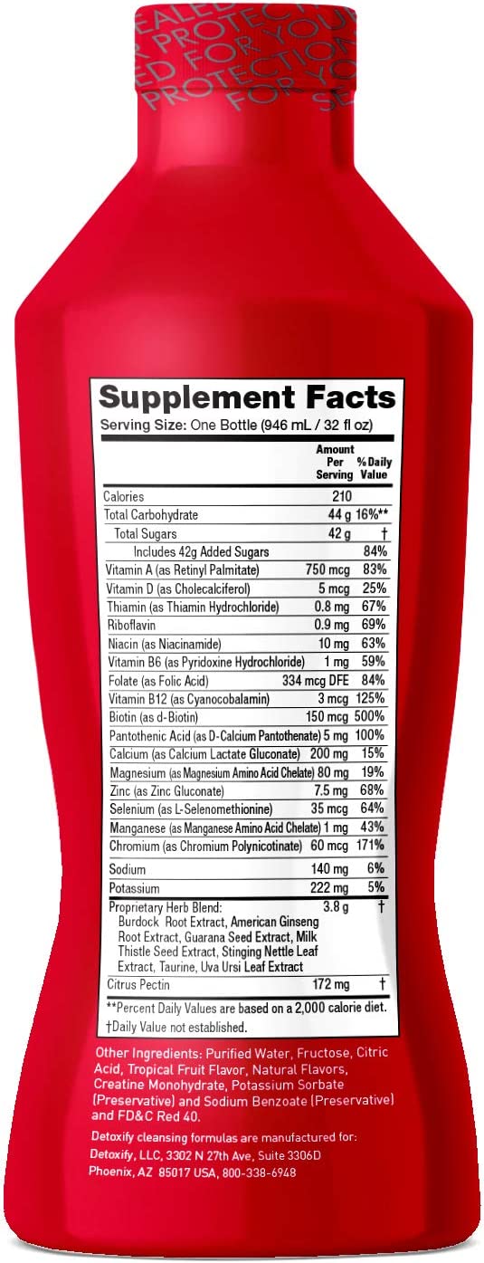 Desintoxicante Mega Clean Tropical 32 oz (paquete de 6)