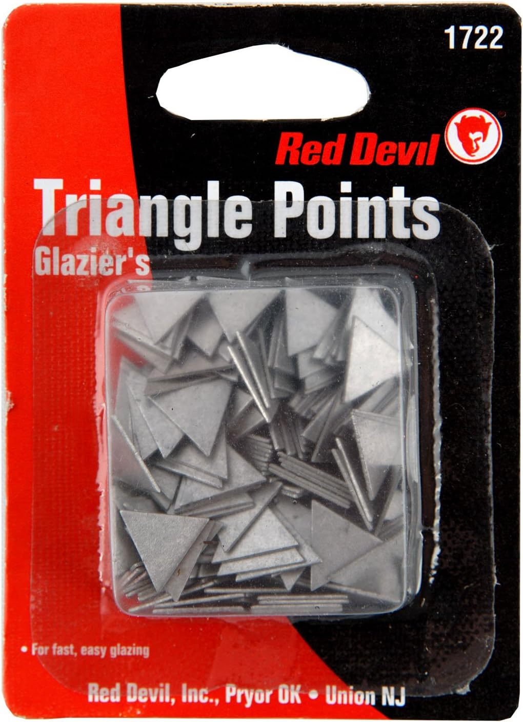 Red Devil 1722 Glazing Triangle Points, One Size, 150 Piece0