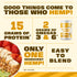 Manitoba Harvest Hemp Yeah! Proteína equilibrada y fibra en polvo - 16 oz.