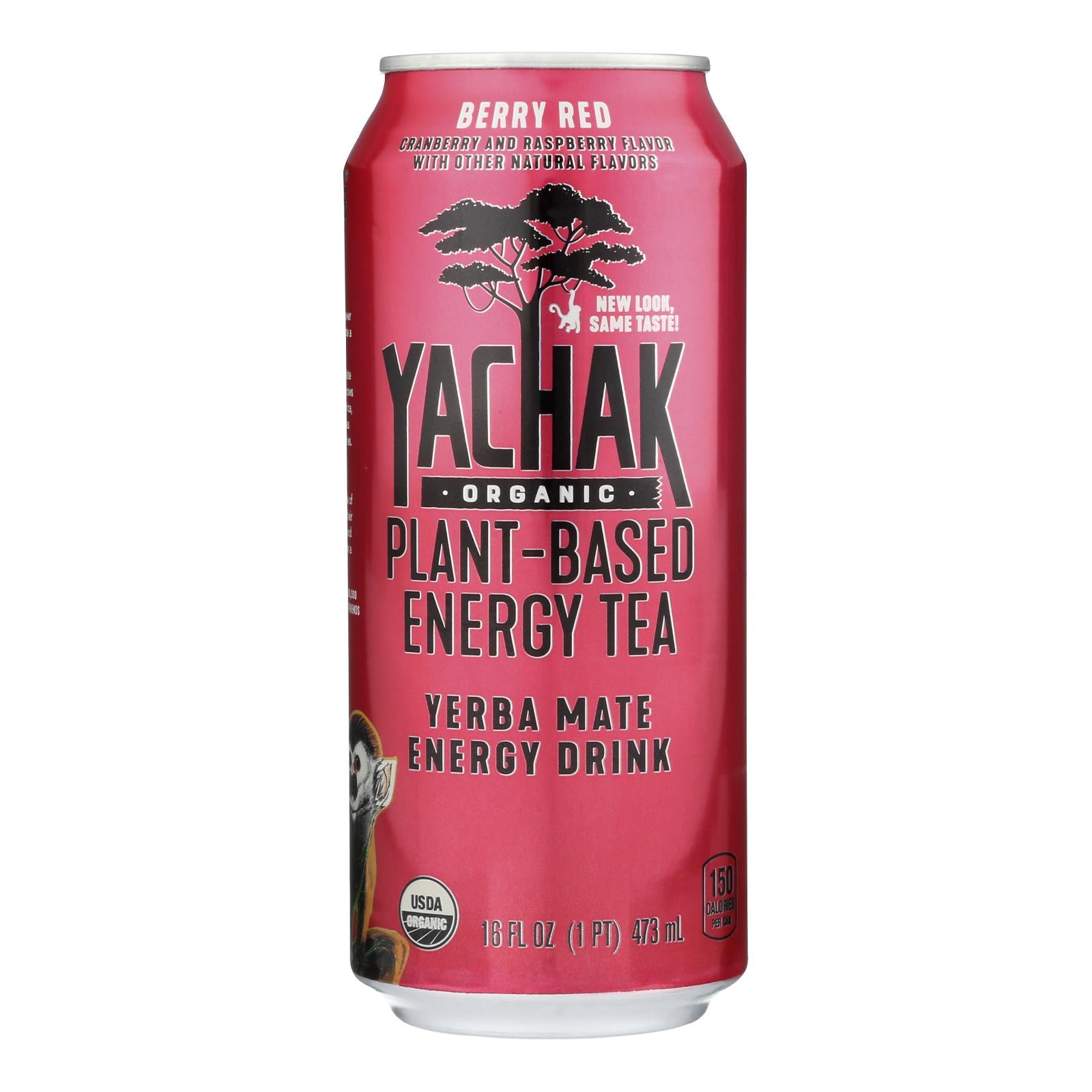 Yerba Mate Roja Yachak (Paquete de 12, 16 onzas líquidas cada una)