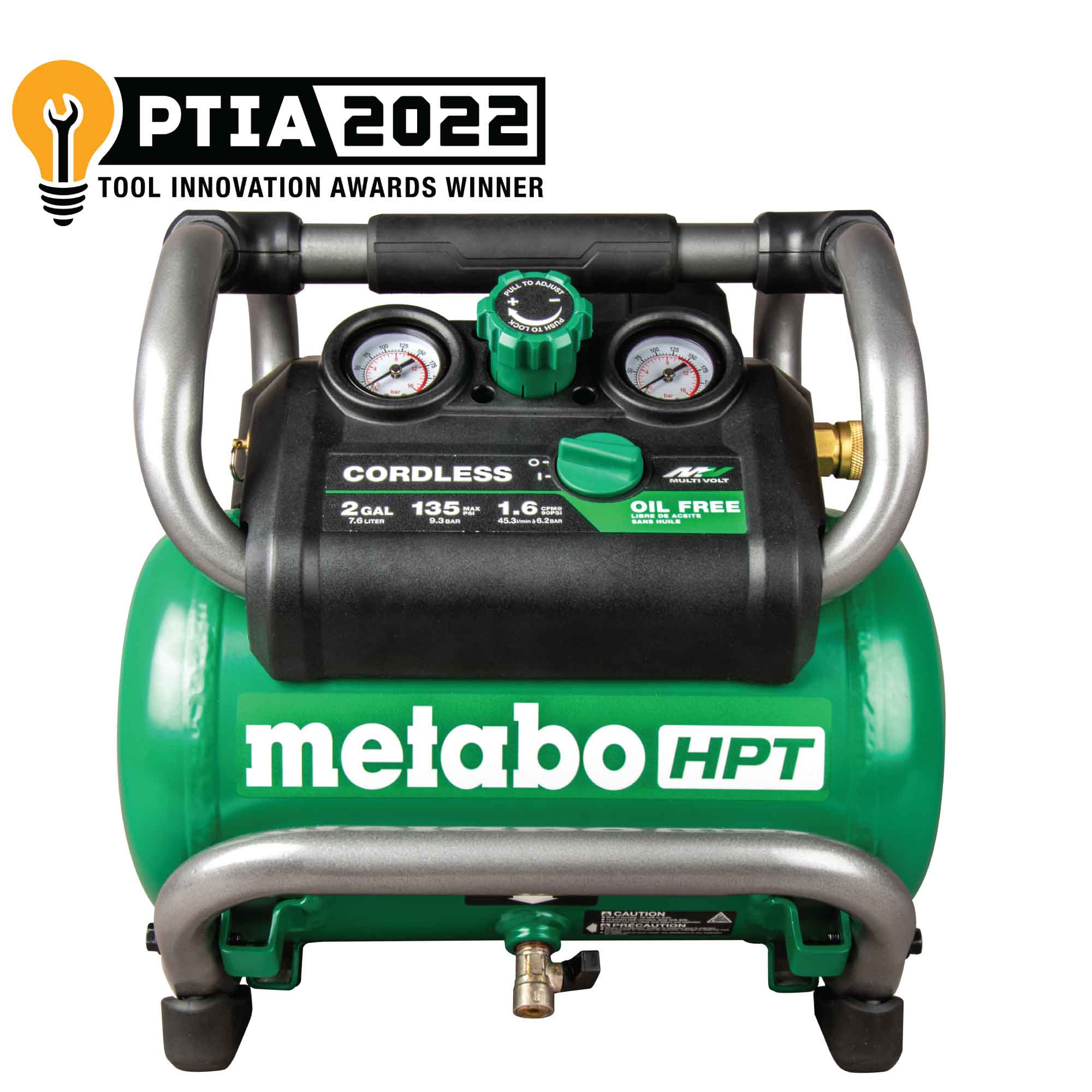 Metabo HPT EC36DAQ4M 36V MultiVolt 2 Gallon Cordless Compressor