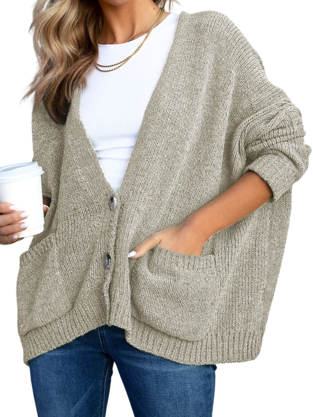 Lightweight Viscose Cardigan