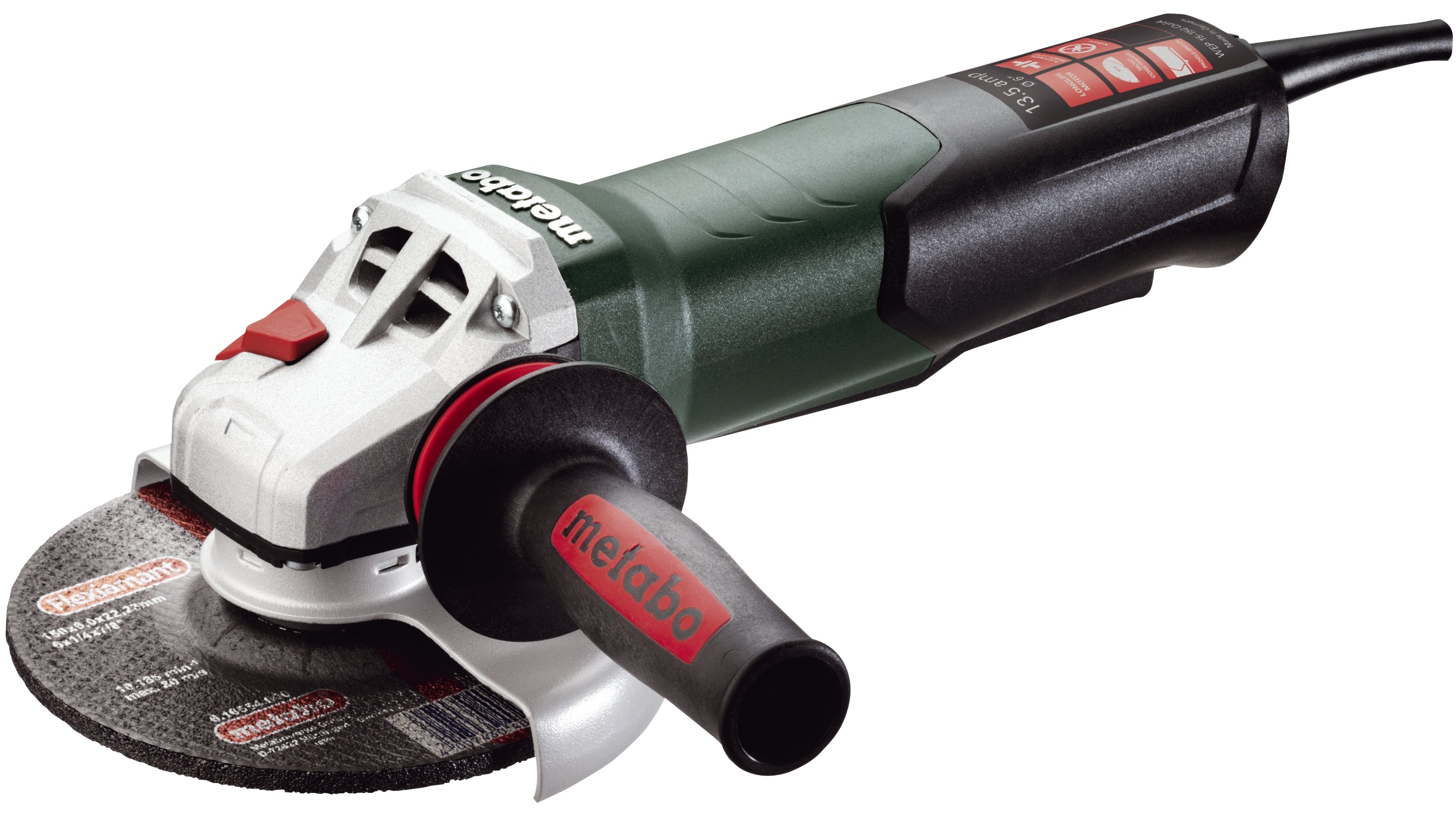 Metabo 600488420 6" Grinders w/Electronics Paddle 13.5A