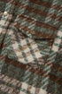 Plus Size Green Plaid Shacket Jacket