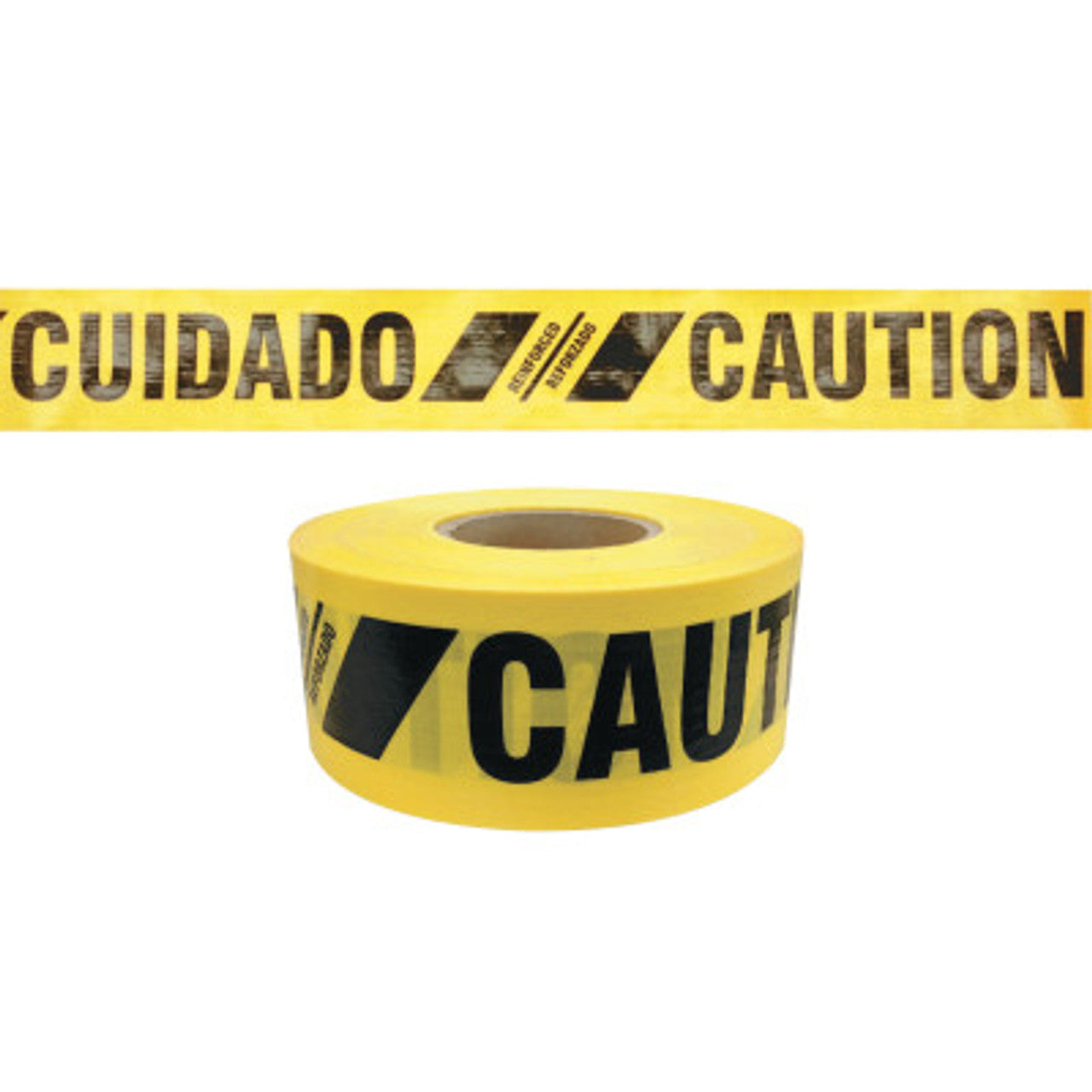 Caution Cuidado - (3 IN X 500 FT) Enforced Barricade Tape