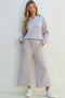 Diamond Pattern Knitted Set