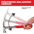 Martillo de carpintero de cara fresada Milwaukee 48-22-9022 de 22 oz