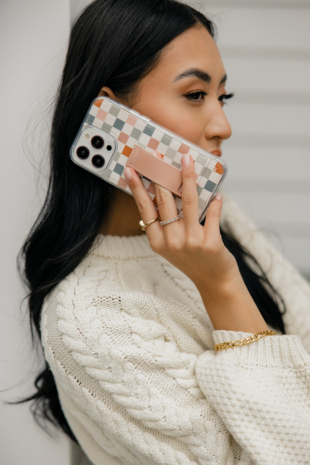 Coastal Check Phone Case