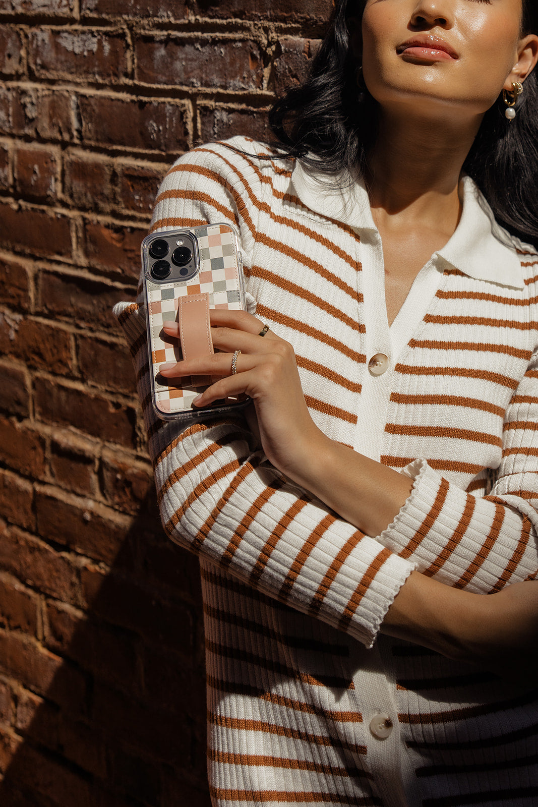 Coastal Check Phone Case