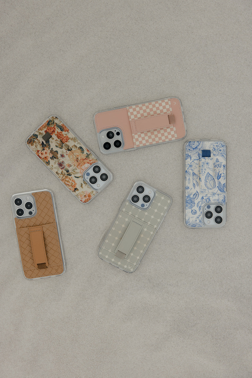 Blush Check Purse Phone Case