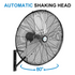 ACHAZEL 24" 6500 CFM High-Velocity Wall Fan: 3-Speed Oscillating, Heavy-Duty Shop Fan, UL Listed