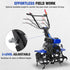 BILT HARD 17" Gas Tiller Cultivator, 99cc Engine, 11.8" Depth, Adjustable Handle & Wheels – Ideal for Weeding, Soil Prep & Garden Cultivation