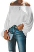 Chic White Off-Shoulder Top
