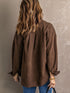 Warm Brown Fleece Shacket