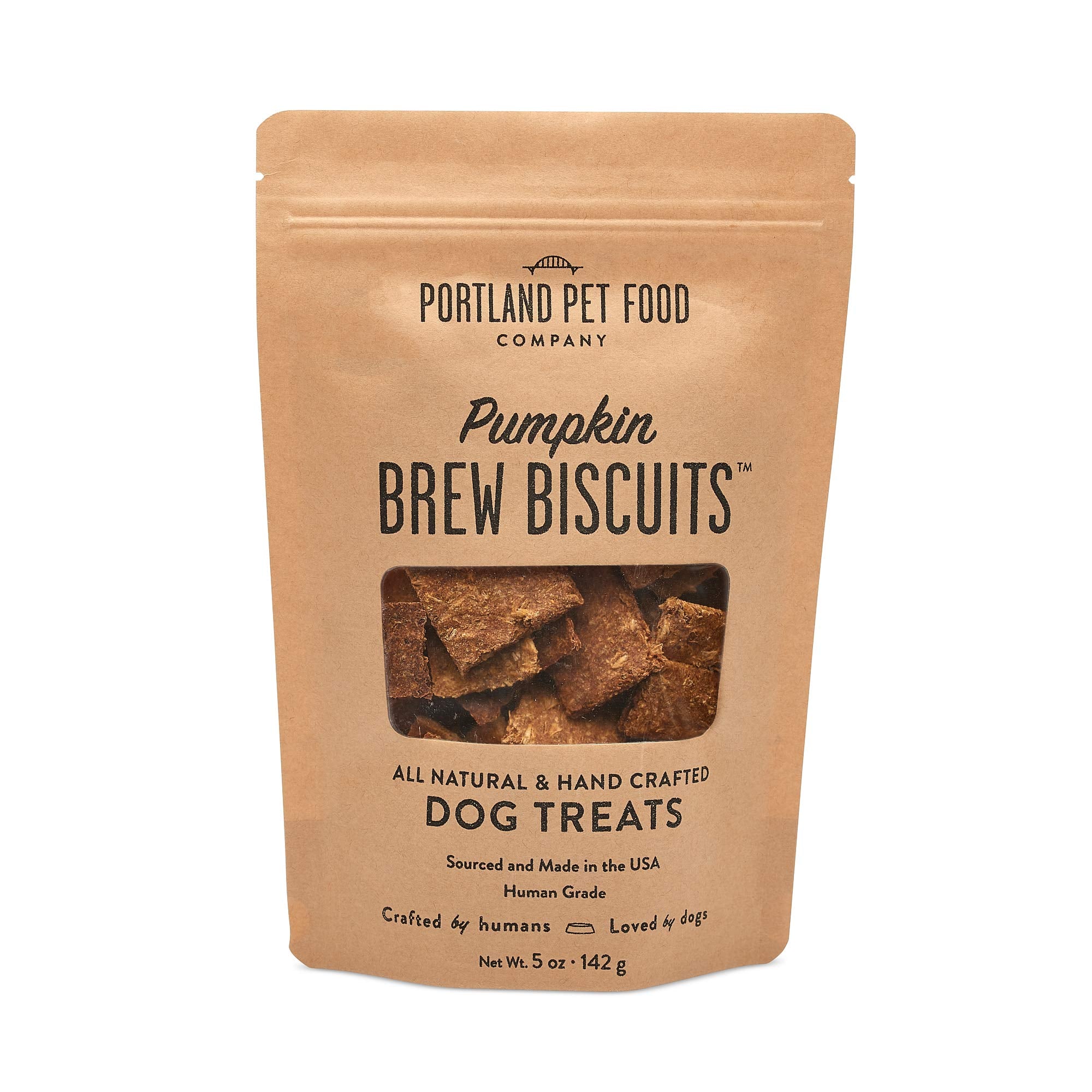 Portland Pet Food Company - Golosinas de calabaza para perros, 5 oz (caja de 6) - Sin lácteos ni levadura