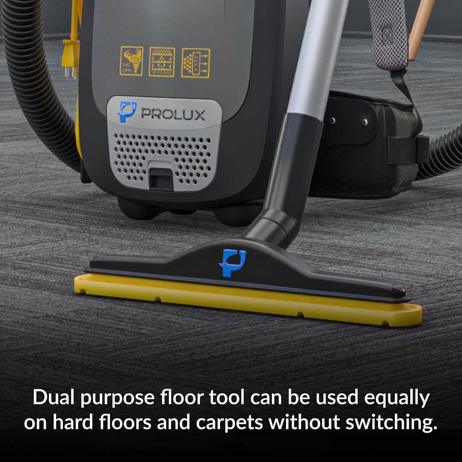 Prolux X8 Pro Commercial Backpack Vacuum w/ Deluxe 1 1/2
