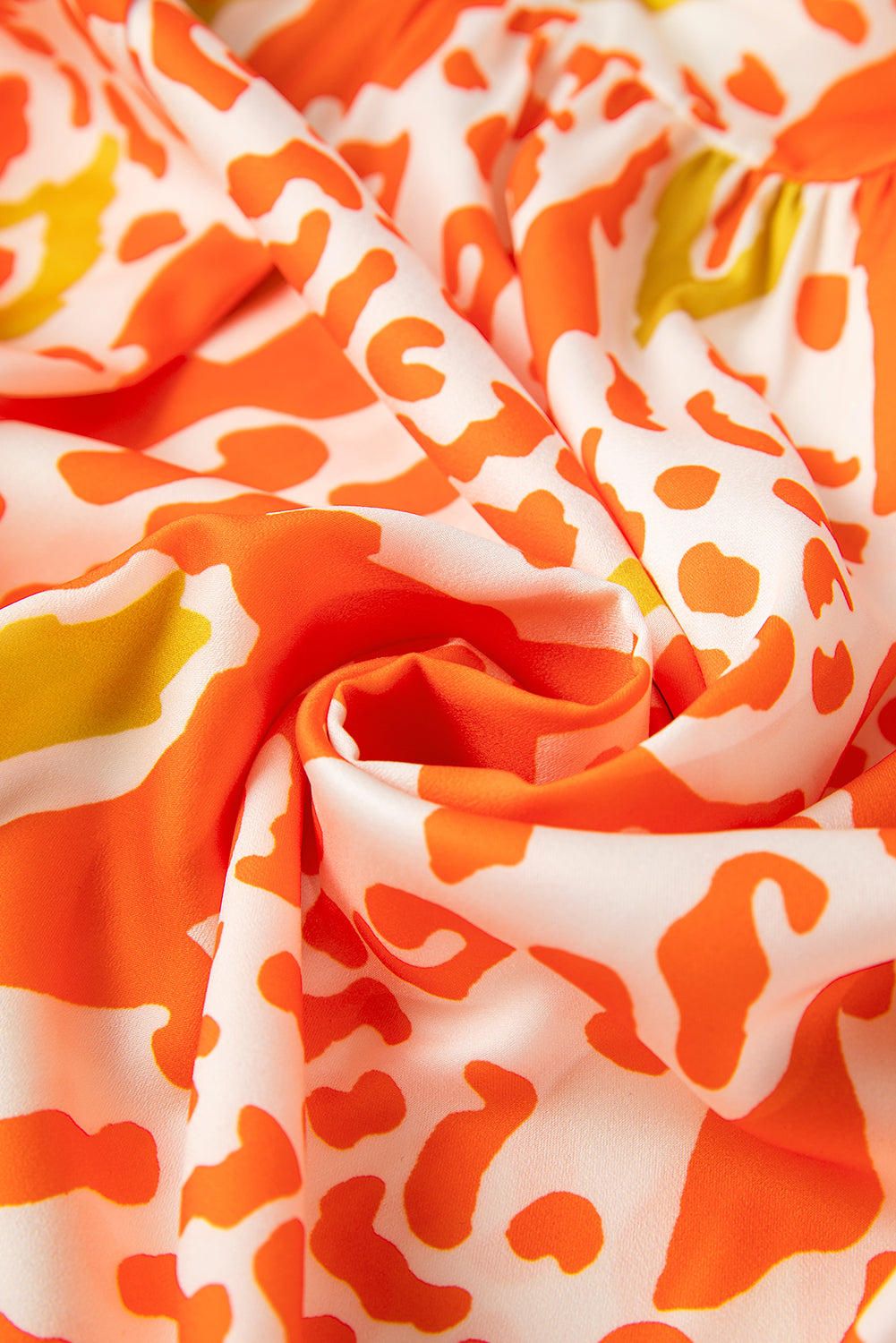 Orange and Pink Colorblock Blouse