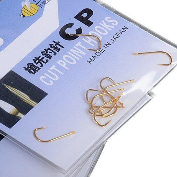 Makelo Japanese Barbless Gold Bait Fishing Hooks (Spade)- Sizes #1 - #8